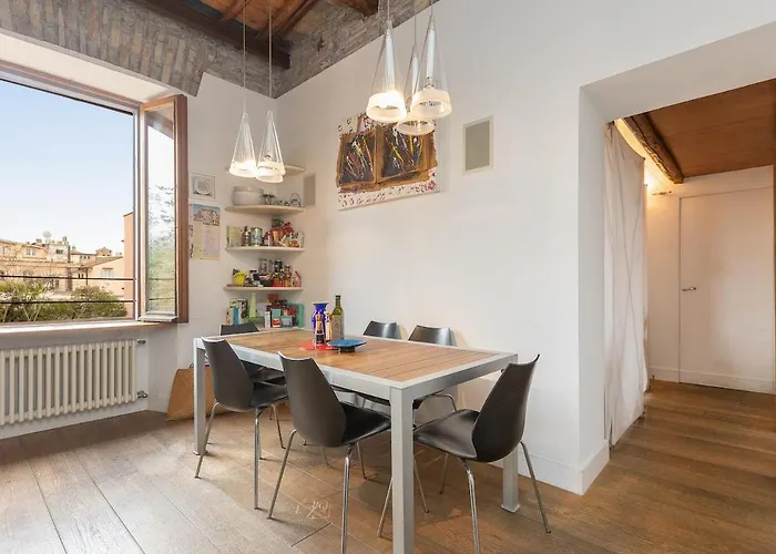 Apartamento Design Duplex Penthouse With Terrace And Elevator In Monti *