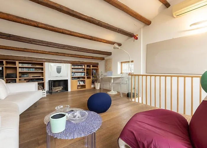 Design Duplex Penthouse With Terrace And Elevator In Monti Roma
