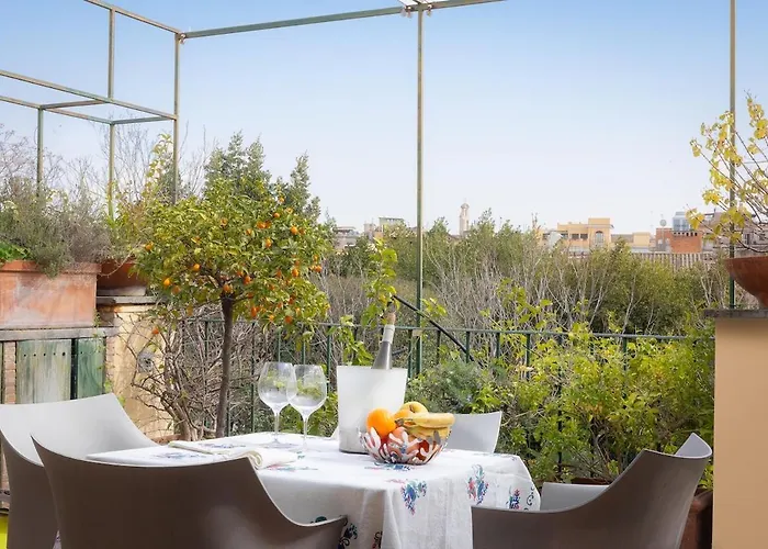 Design Duplex Penthouse With Terrace And Elevator In Monti